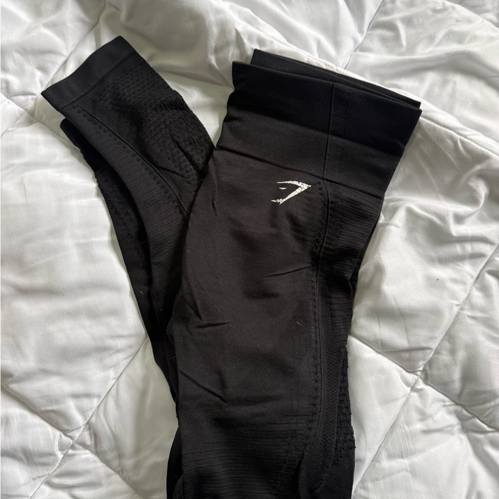 Gymshark Black High-Waist Seamless Training Leggings